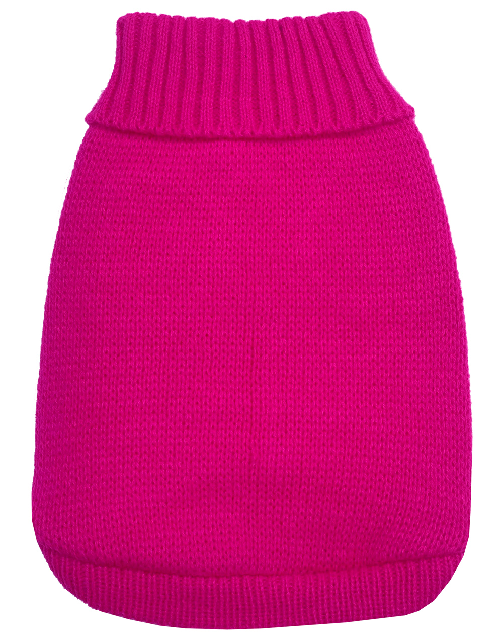 Knit Pet Sweater Bright Pink Size 5X
